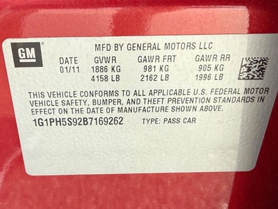 2011 Chevrolet Cruze LTZ