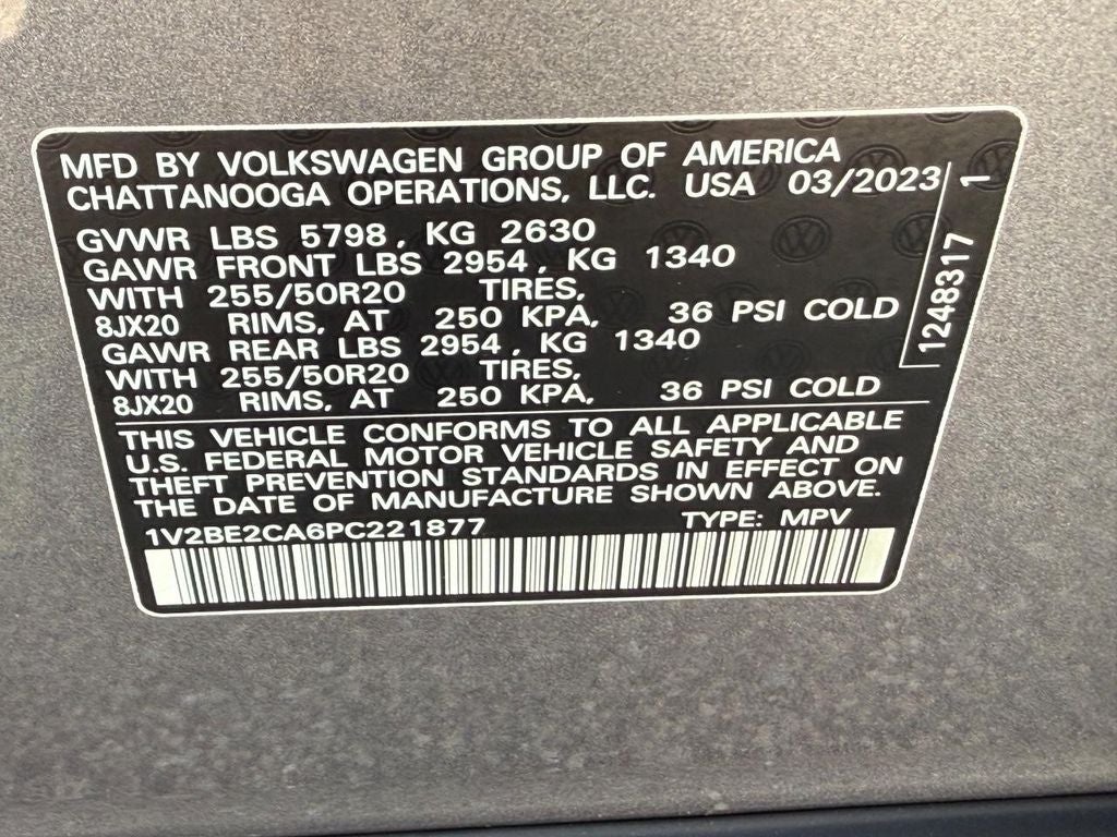 2023 Volkswagen Atlas Cross Sport 3.6L V6 SEL