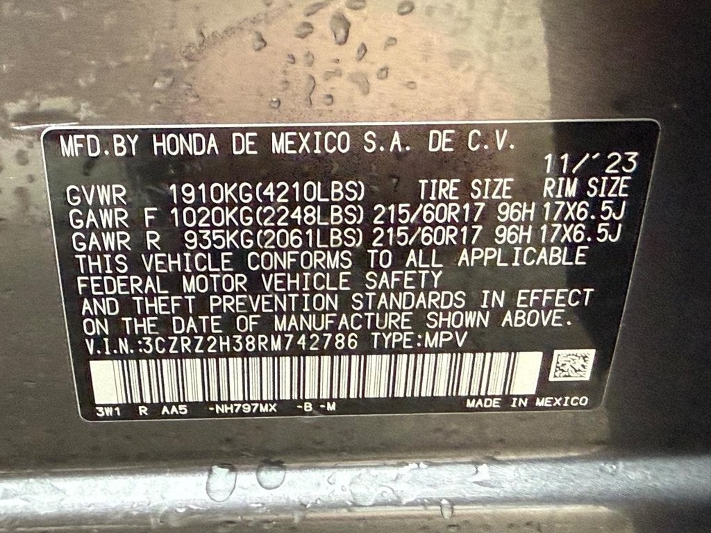 2024 Honda HR-V LX