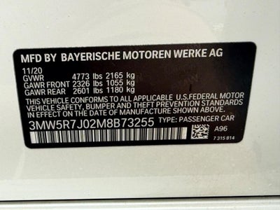 2021 BMW 3 Series 330i xDrive