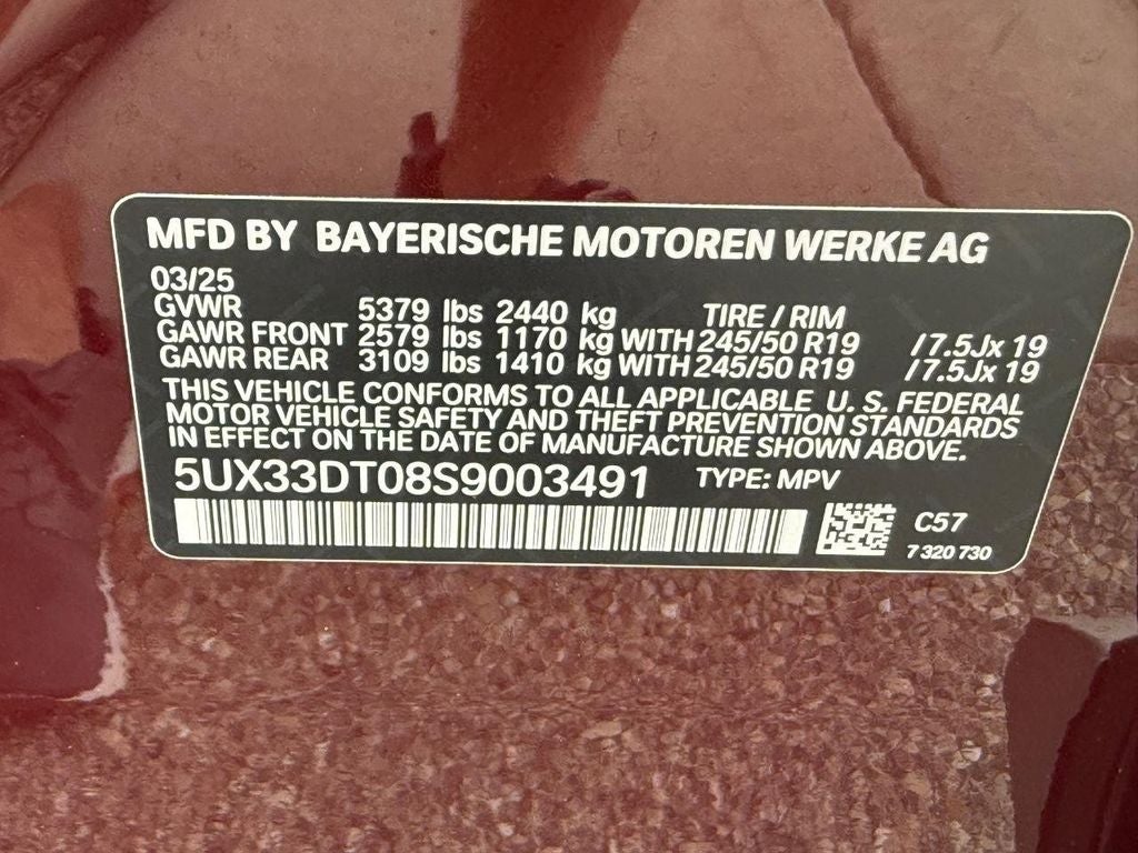 2025 BMW X4 xDrive30i