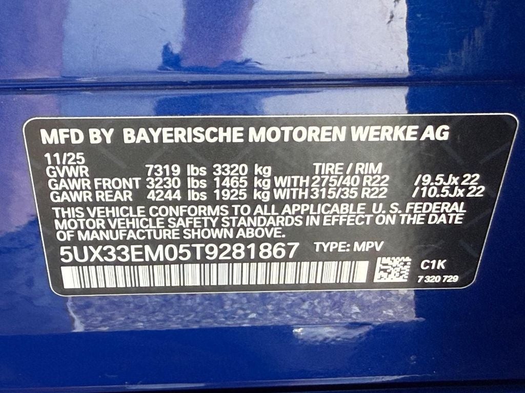 2026 BMW X7 M60i
