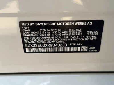 2024 BMW X5 M60i