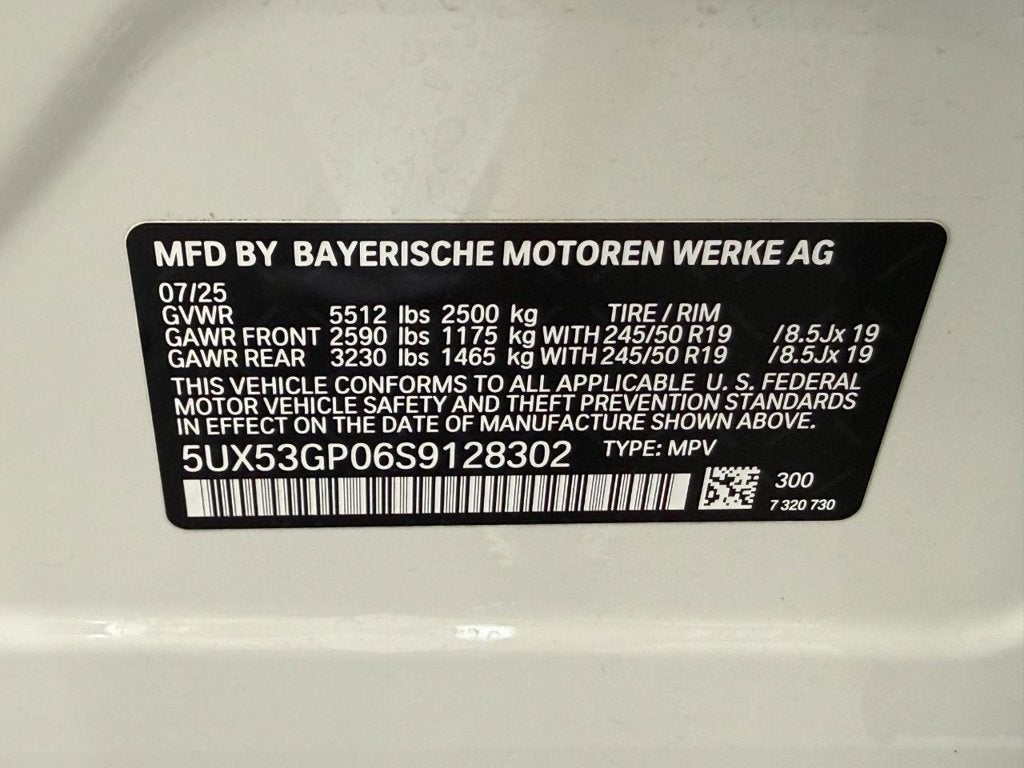 2025 BMW X3 30 xDrive