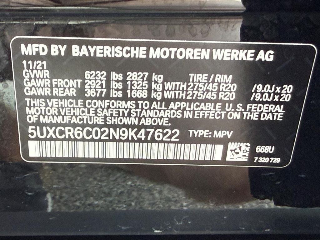 2022 BMW X5 xDrive40i