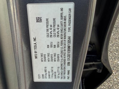 2022 Tesla Model 3 Long Range