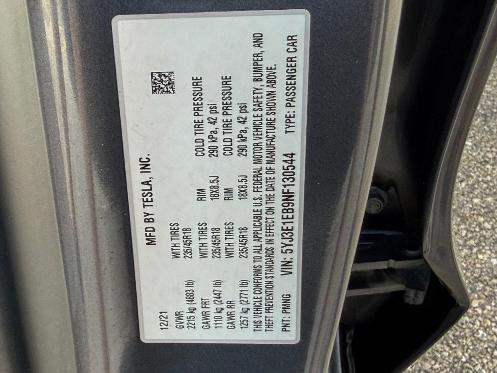 2022 Tesla Model 3 Long Range