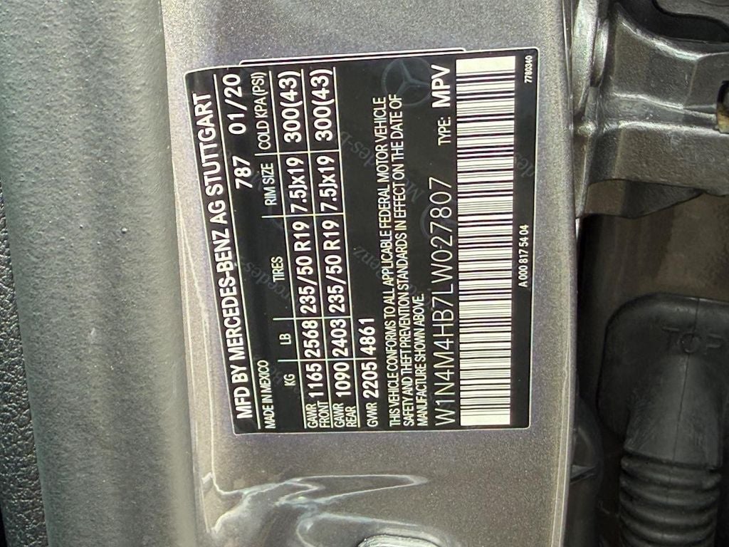 2020 Mercedes-Benz GLB GLB 250 4MATIC®