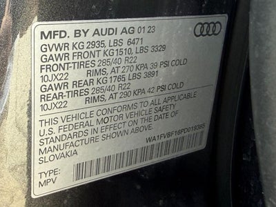 2023 Audi Q8 55 Prestige quattro