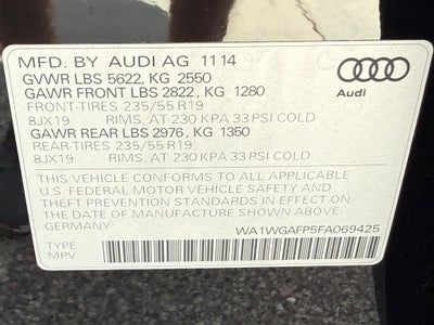 2015 Audi Q5 3.0T Premium Plus quattro