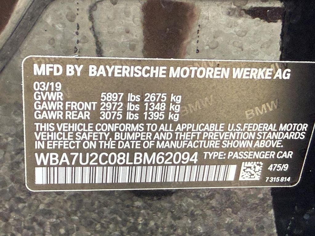 2020 BMW 7 Series 750i xDrive