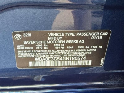 2016 BMW 3 Series 328i xDrive