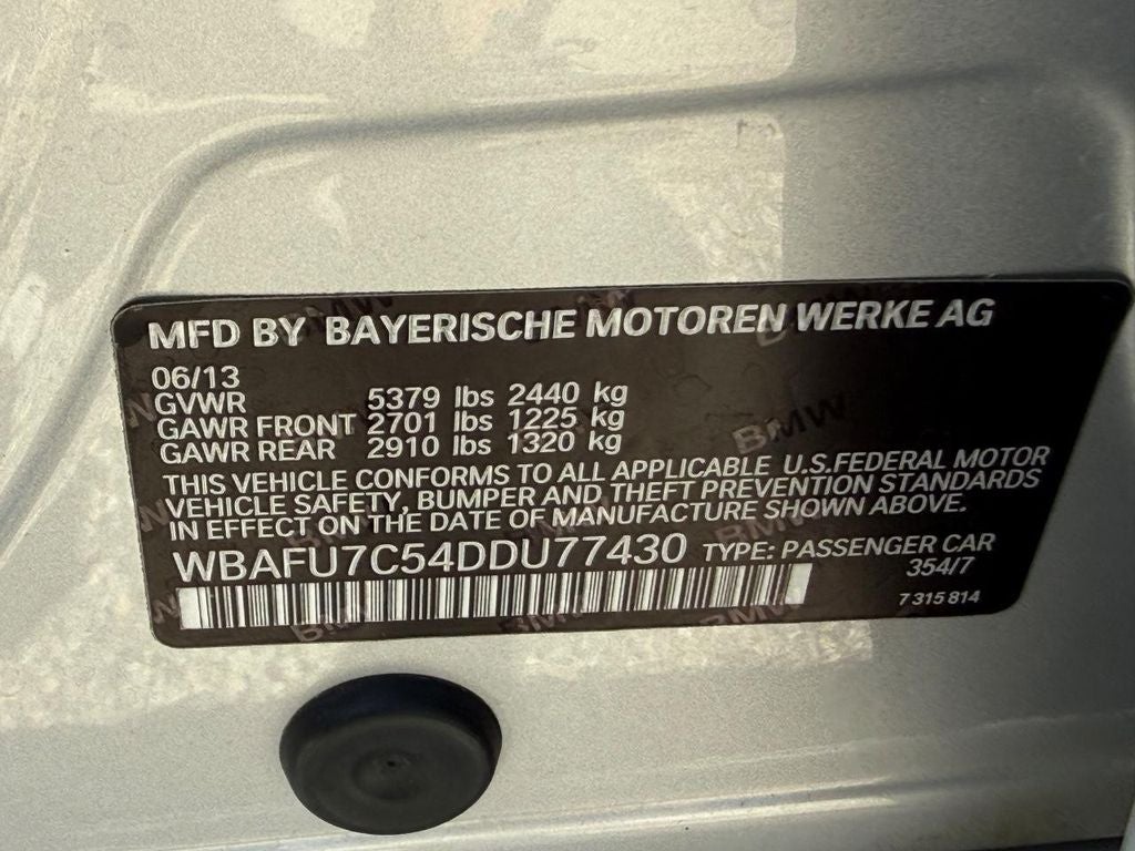 2013 BMW 5 Series 535i xDrive