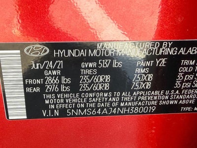 2022 Hyundai Santa Fe XRT