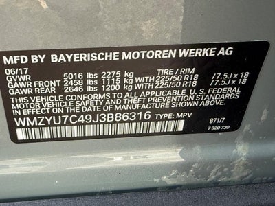 2018 MINI Cooper S E Countryman